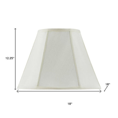 Eggshell Linen Piped Empire Lamp Shade