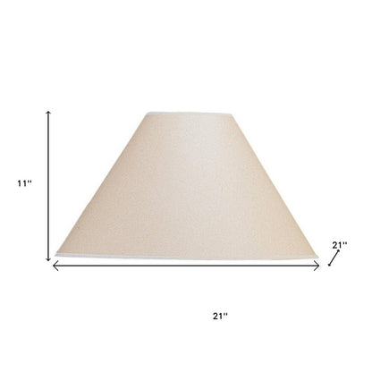Light Brown Kraft Paper Plain Empire Lamp Shade