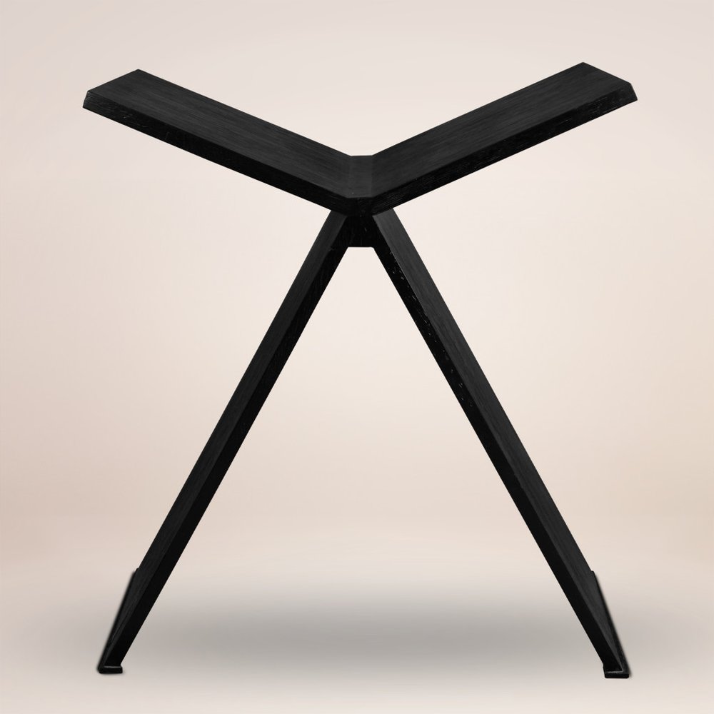 41" Black Wood One Tier Bookcase