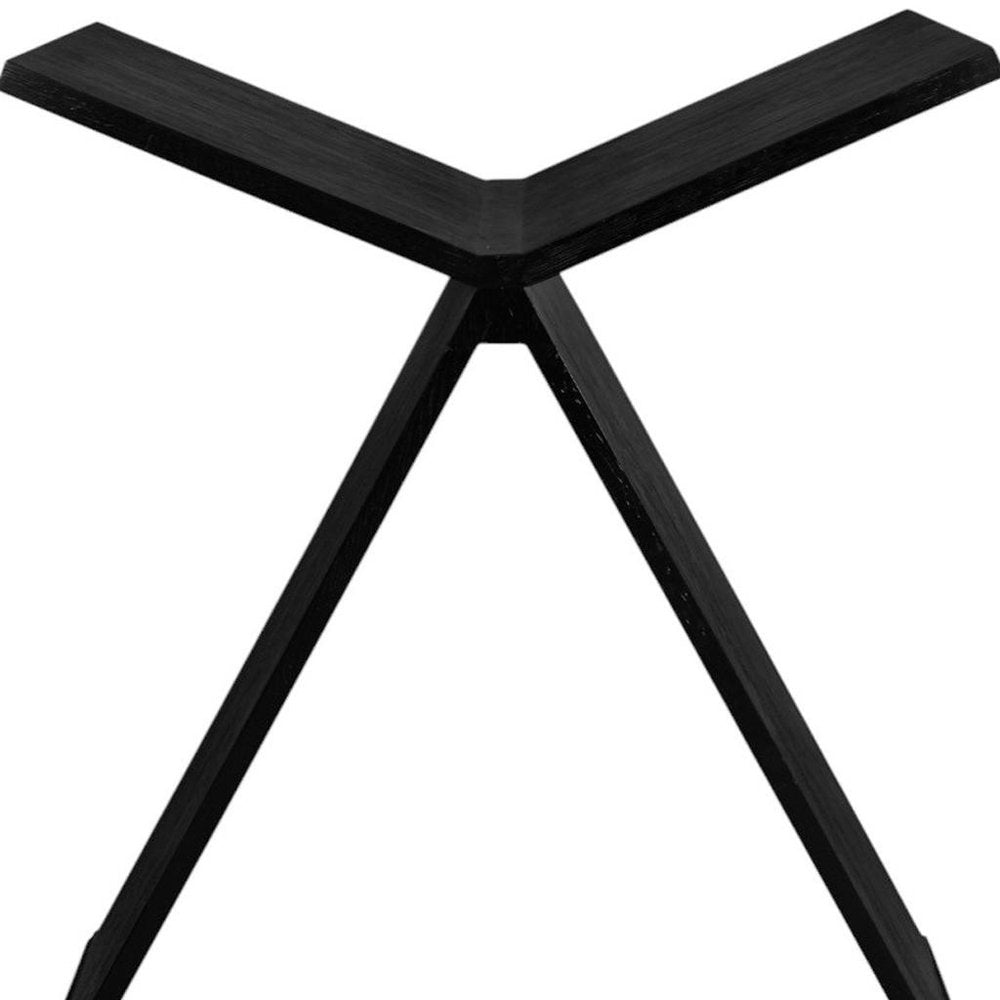 41" Black Wood One Tier Bookcase