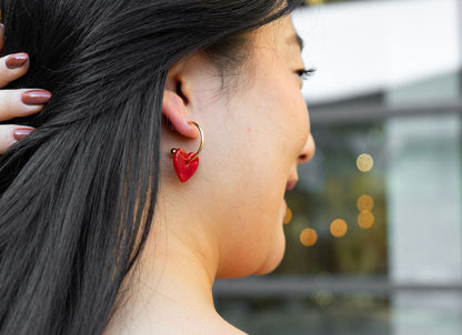 Sweetheart Hoops - Red