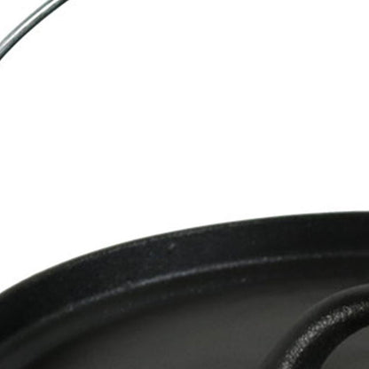 12" Black Cast Iron Dutch Oven Stock Pot