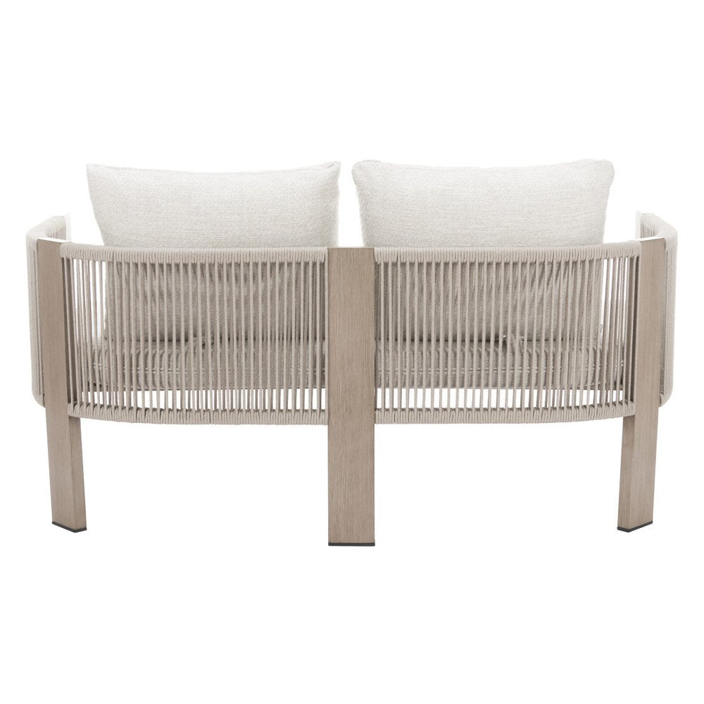 59" Beige Polypropylene Sofa