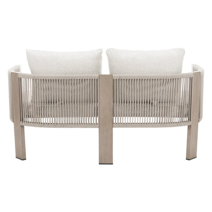 59" Beige Polypropylene Sofa