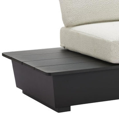 79" Beige Polypropylene Sofa
