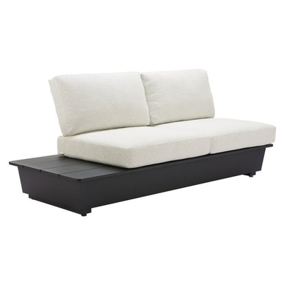 79" Beige Polypropylene Sofa