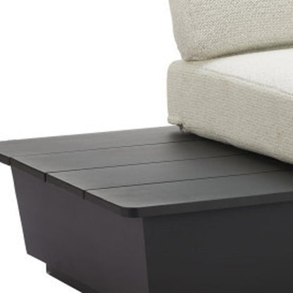 79" Beige Polypropylene Sofa