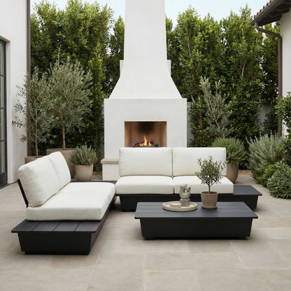 79" Beige Polypropylene Sofa