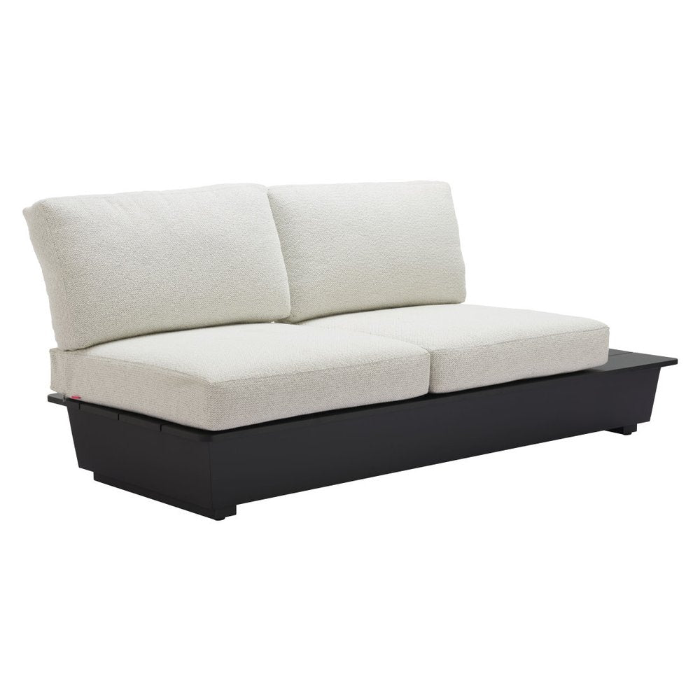 79" Beige Polypropylene Sofa
