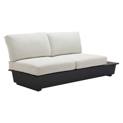 79" Beige Polypropylene Sofa