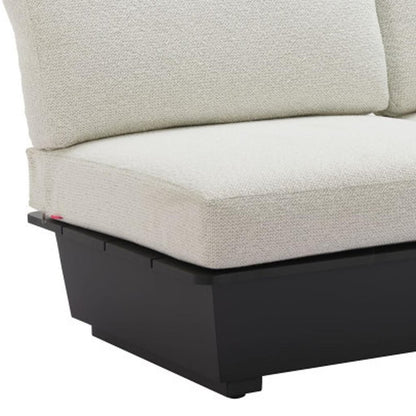 79" Beige Polypropylene Sofa