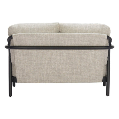 50" Beige Polypropylene Sofa