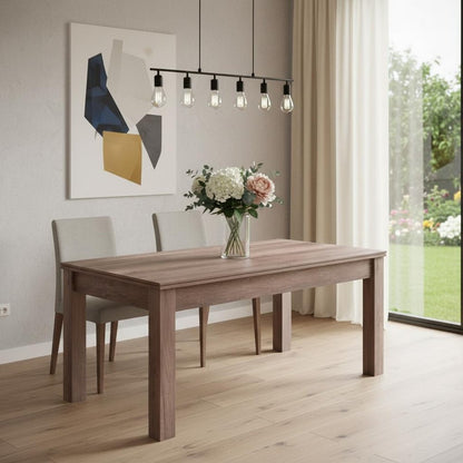 85" Brown Convertible Game And Dining Table