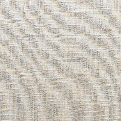 Beige and White Open Back Dining Side Chair