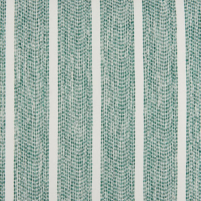 33" Green White and Black Upholstered and Aluminum Striped Arm Chair
