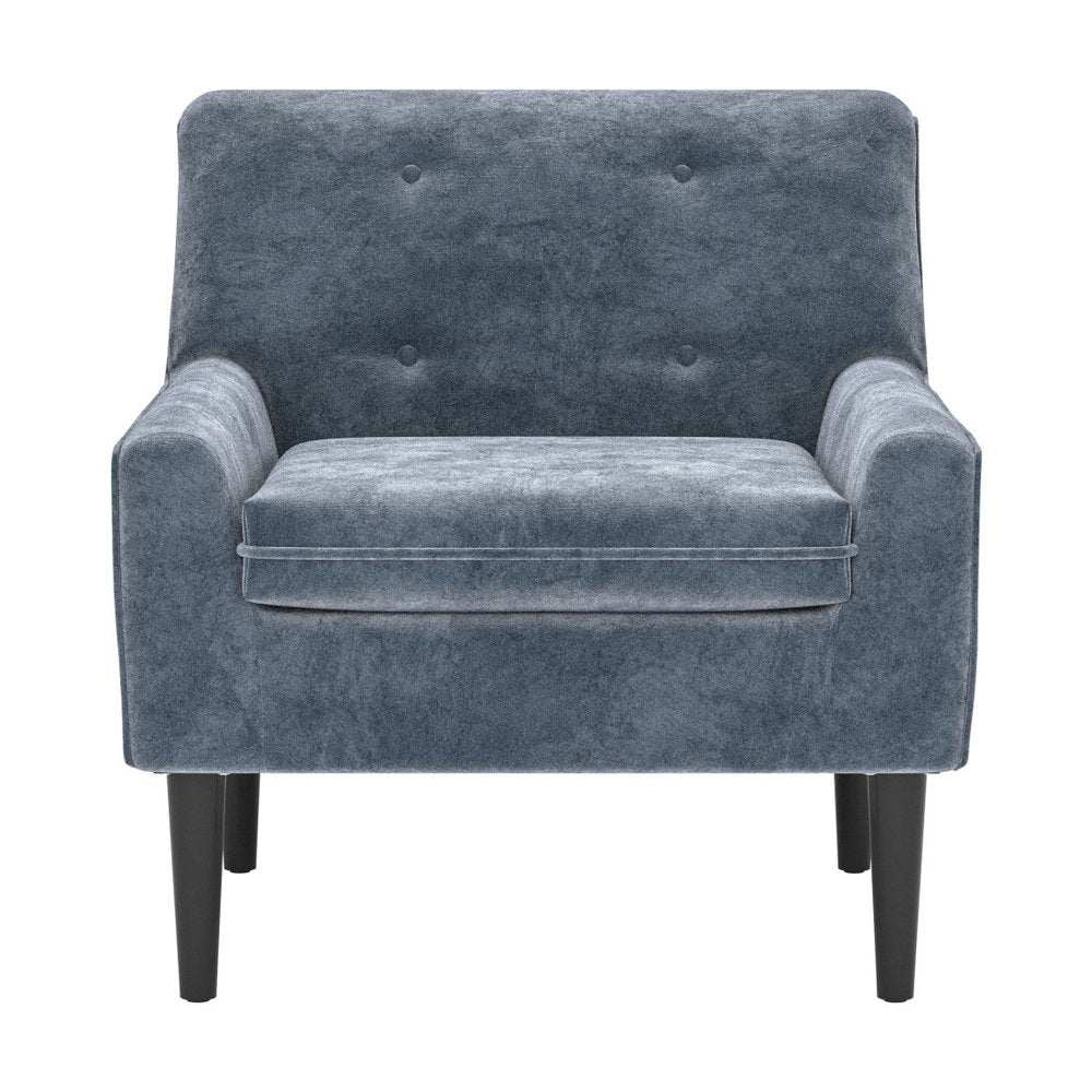 30" Gray Upholstered Arm Chair