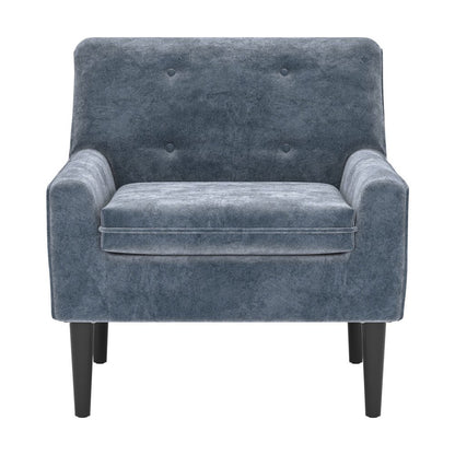 30" Gray Upholstered Arm Chair