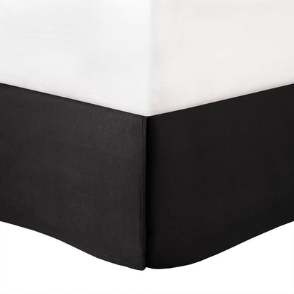 Set of Seven Black King Ring Stitch Polyester Sham And Comforter