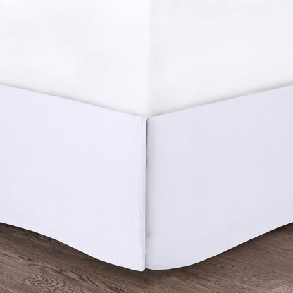 Set of Five White King Ring Stitch Polyester Sham And Comforter