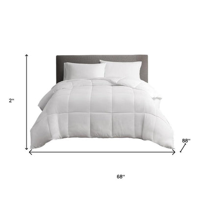 White Ring Stitch Sham And Comforter