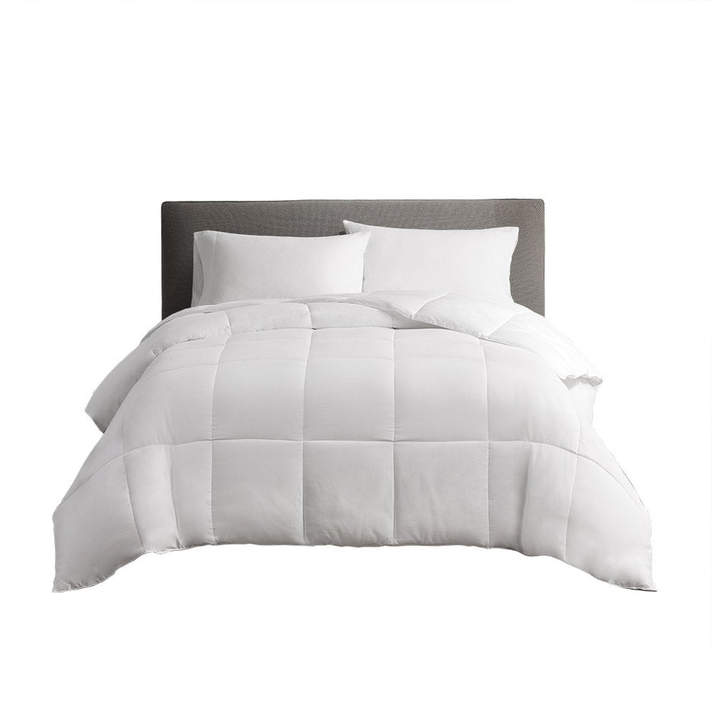 White Ring Stitch Sham And Comforter