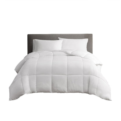 White Ring Stitch Sham And Comforter