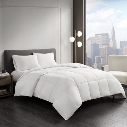 White Ring Stitch Sham And Comforter