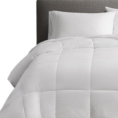 White Ring Stitch Sham And Comforter