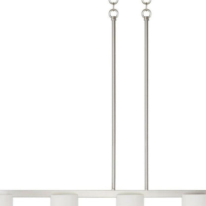 Five Light Dimmable Chandelier With Shades