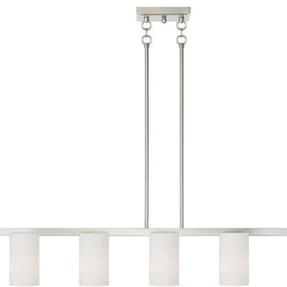 Five Light Dimmable Chandelier With Shades