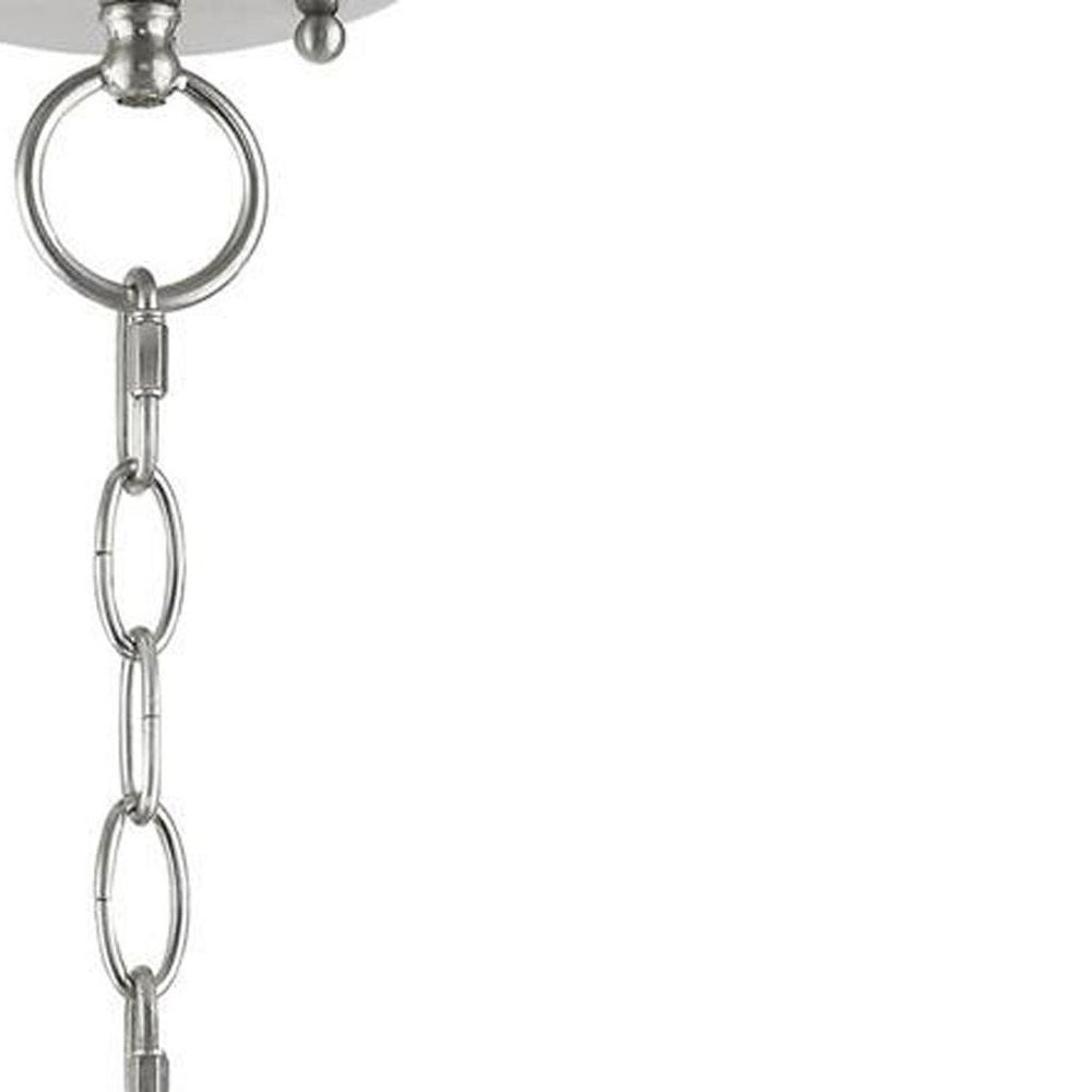 Three Light Dimmable Chandelier With Shades