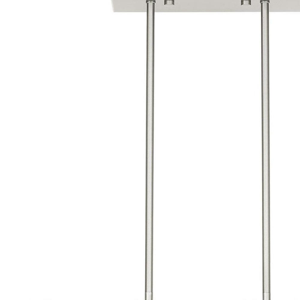 Three Light Dimmable Chandelier With Shades