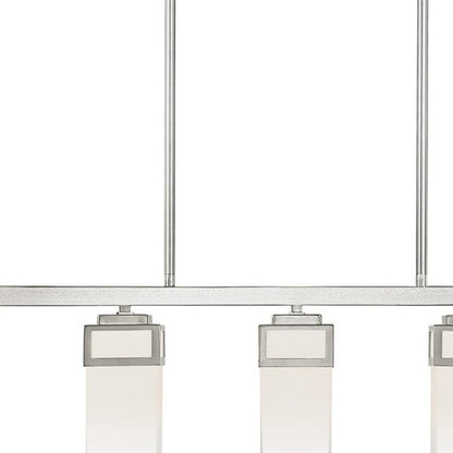 Five Light Dimmable Chandelier With Shades