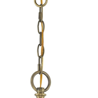 Three Light Dimmable Chandelier With Shades