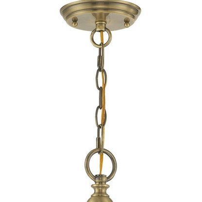 Three Light Dimmable Chandelier With Shades
