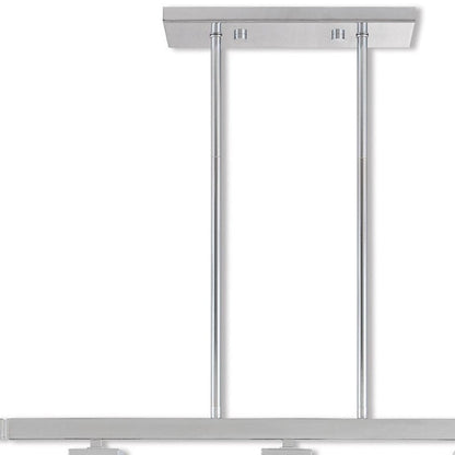 Three Light Dimmable Chandelier With Shades