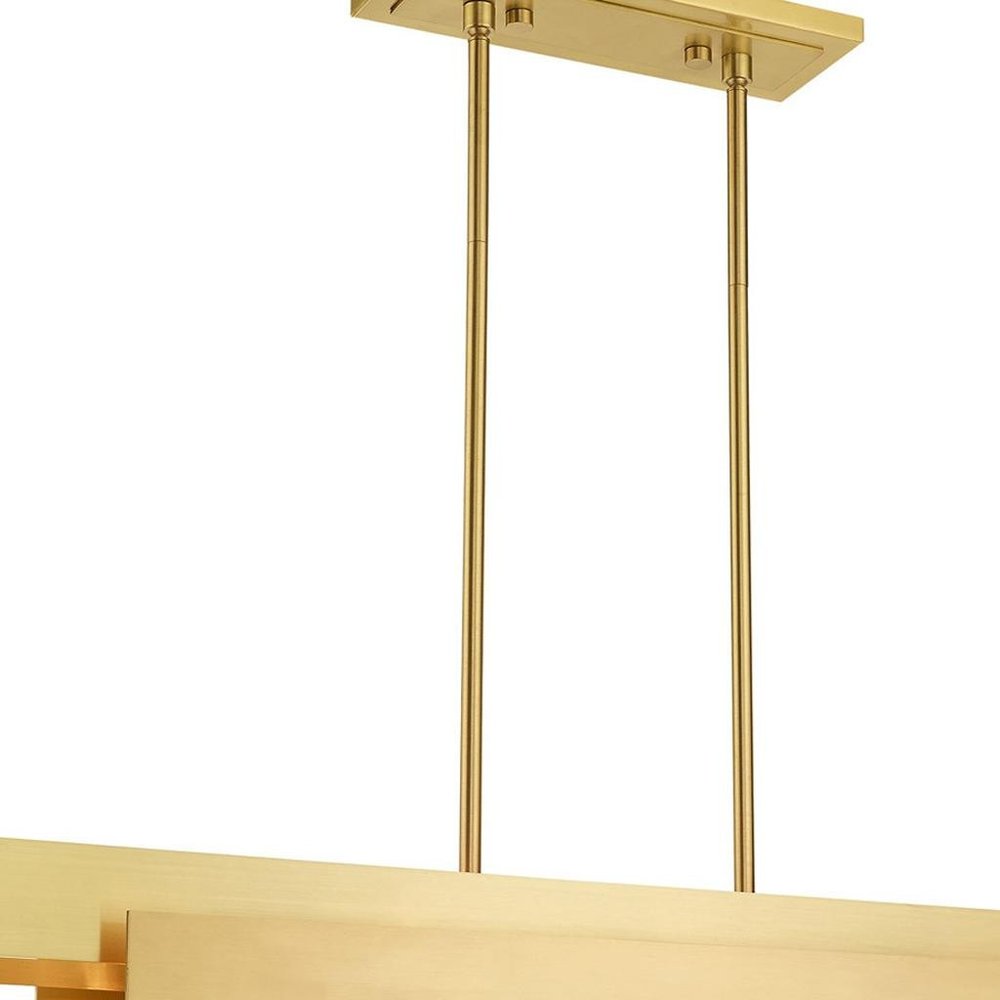 Four Light Dimmable Chandelier With Shades