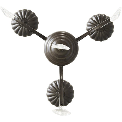 Three Light Dimmable Chandelier With Shades