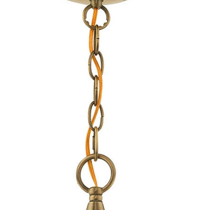 Three Light Dimmable Chandelier With Shades