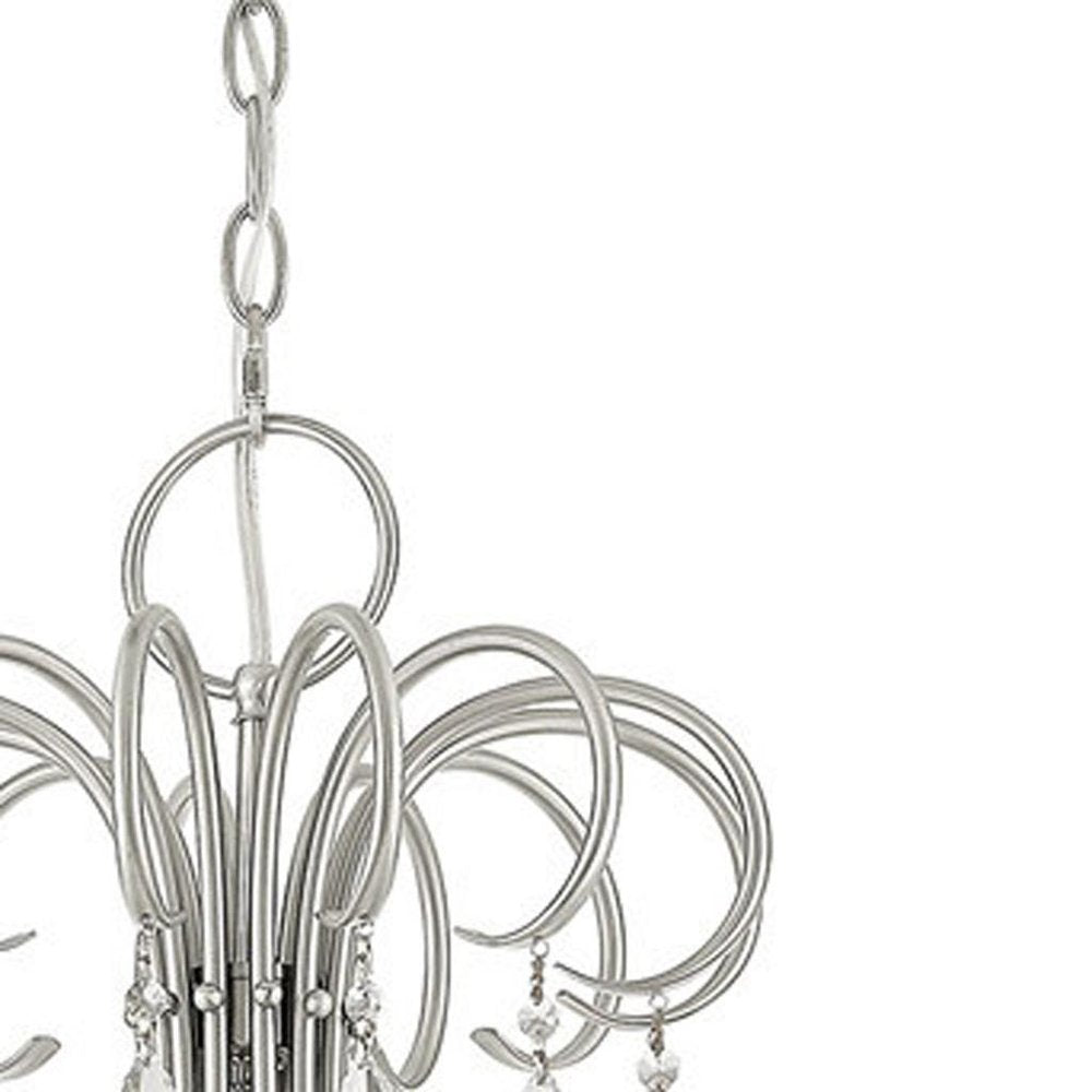 Multi Light Dimmable Chandelier With Shades