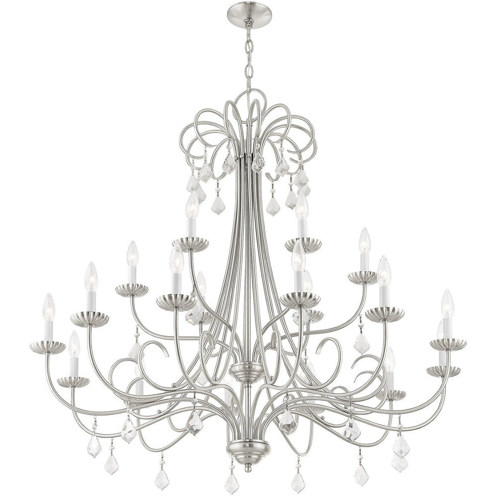 Multi Light Dimmable Chandelier With Shades