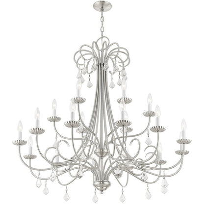 Multi Light Dimmable Chandelier With Shades