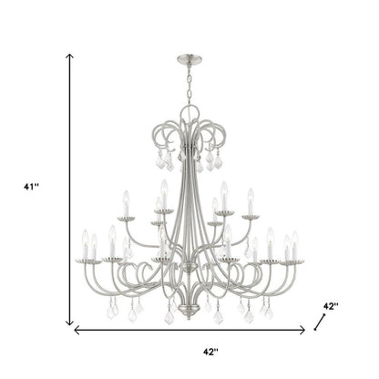 Multi Light Dimmable Chandelier With Shades