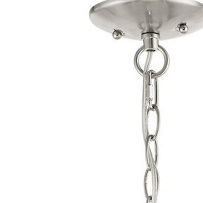 Three Light Dimmable Chandelier With Shades