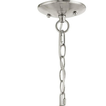 Three Light Dimmable Chandelier With Shades