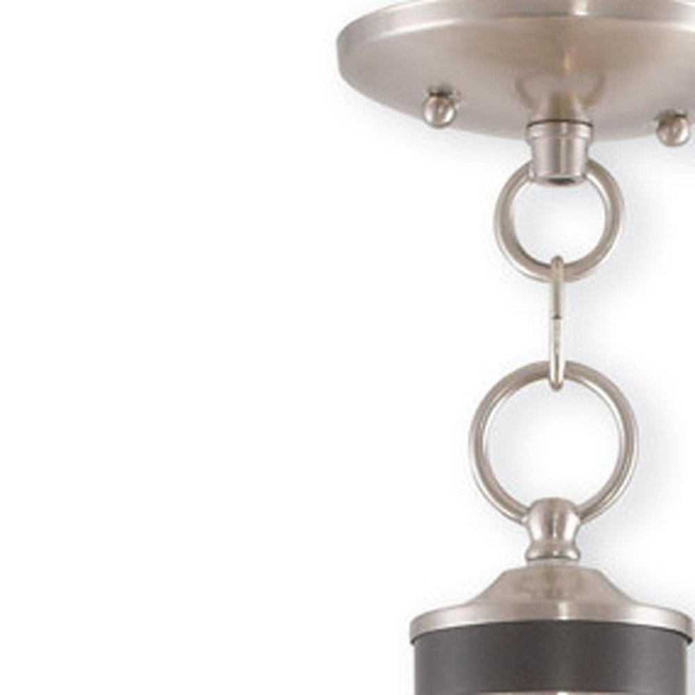 Five Light Dimmable Chandelier With Shades