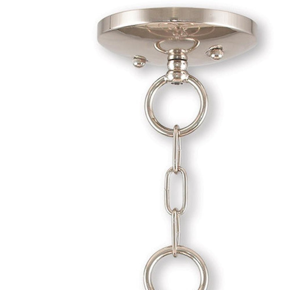 Three Light Dimmable Chandelier With Shades