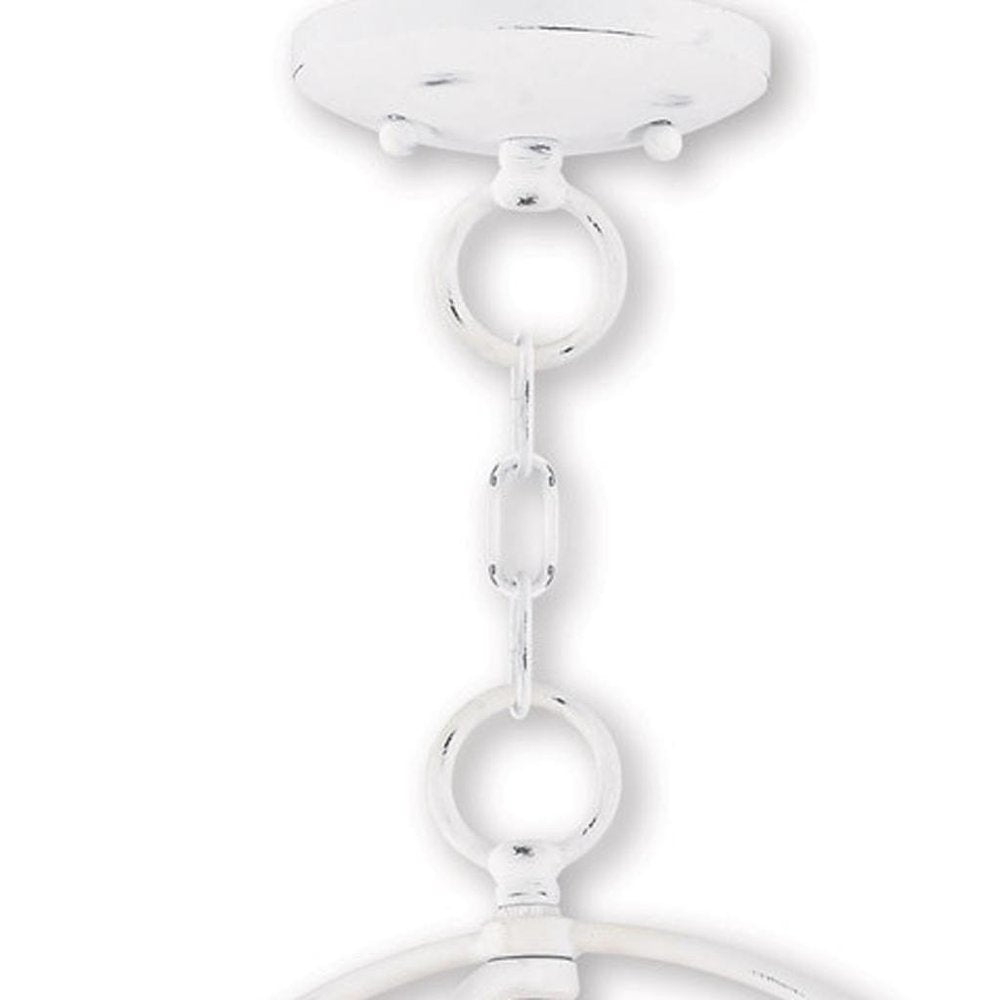 Three Light Dimmable Chandelier With Shades