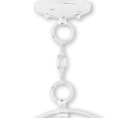 Three Light Dimmable Chandelier With Shades