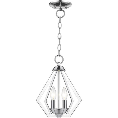 Two Light Dimmable Chandelier With Shades